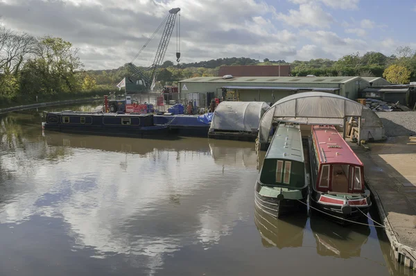 Kanalen i Birmingham — Stockfoto