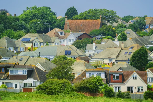 Village with houses — Stock Photo, Image