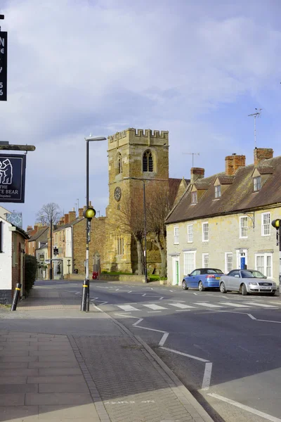 Strada del villaggio inglese — Foto Stock