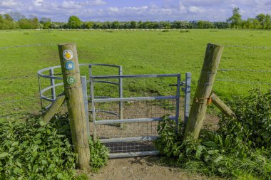 bir kapı bir patika üzerinde.