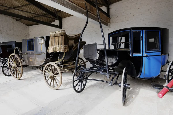 Blauer Wagen — Stockfoto