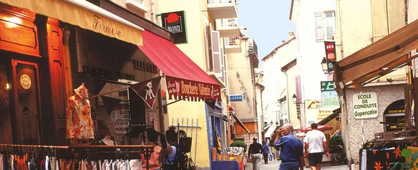 Straatmarkt Winkels Touquet Picardie Frankrijk — Stockfoto