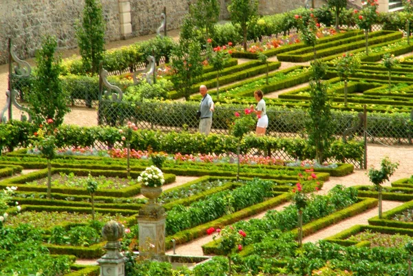 Den Chteau Villandry Ett Stort Hus Landet Ligger Villandry Departementet — Stockfoto