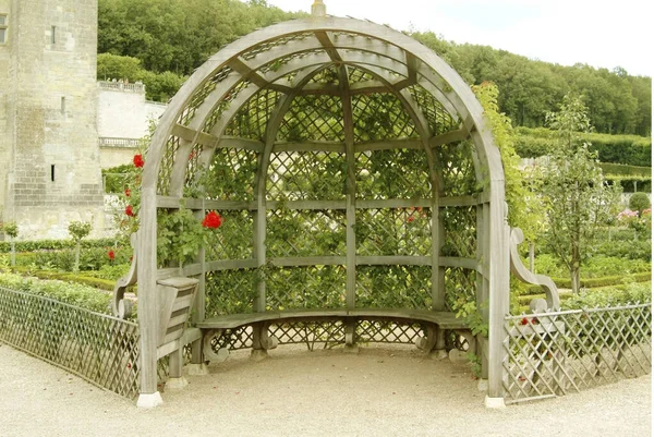 Het Chteau Villandry Een Landhuis Villandry Het Departement Indre Loire — Stockfoto