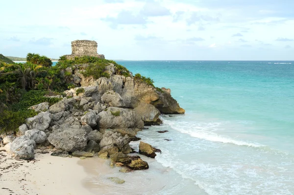 Alte Maya-Ruine namens Gott der Winde Tempel — Stockfoto