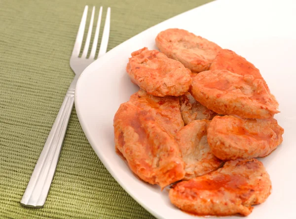 Close up of soy chicken tenders — Stock Photo, Image