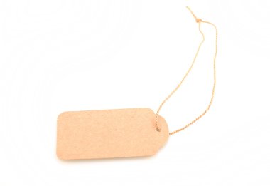 boş doğal renkli hediye etiketi