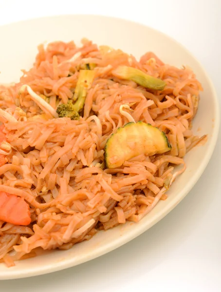 Vegetarisches Pad Thai — Stockfoto