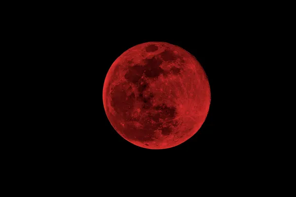 Blutmond Stockfoto