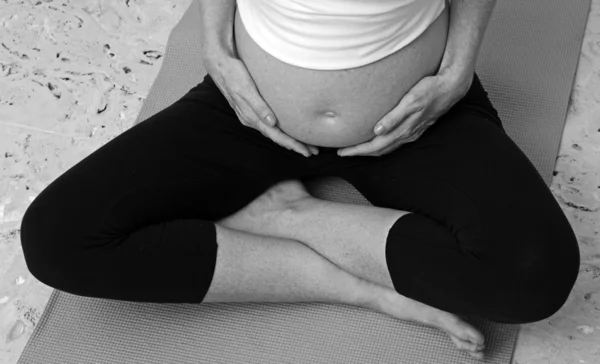 Yoga prental — Foto de Stock