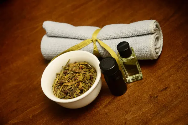 Aromatherapie schoonheidsbehandeling — Stockfoto