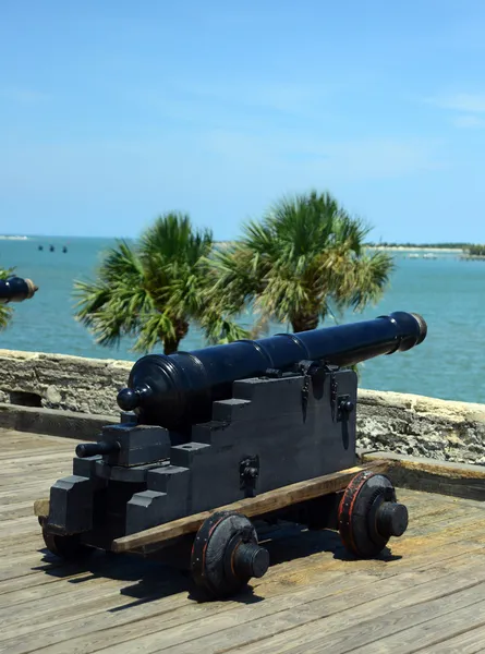 Kanunları ve okyanus castillo de san marcos fort — Stok fotoğraf