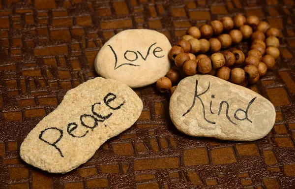 Pace, amore e gentilezza — Foto Stock