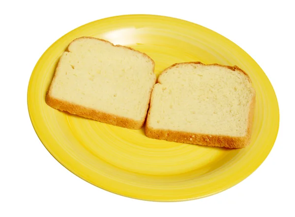 Potongan roti putih — Stok Foto
