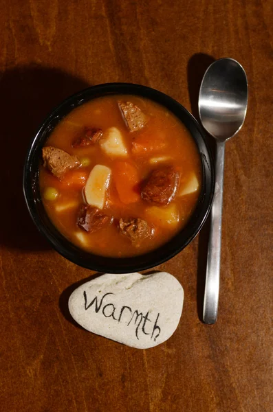 Warmth and country beef stew — Stock Photo, Image