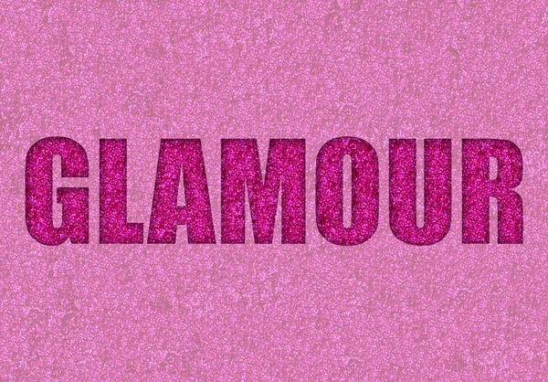 Pink glamour in glitter — Stock Photo, Image