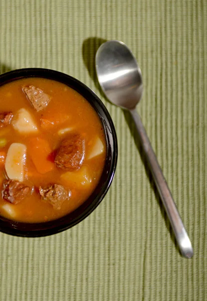 Beef soup — Stock Photo, Image