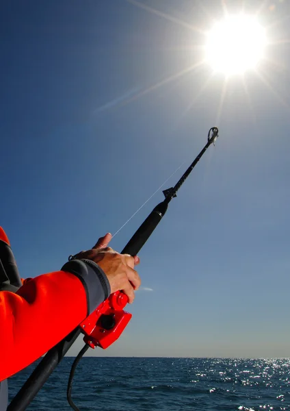 Deep sea saltwater fishing — Stock Photo, Image