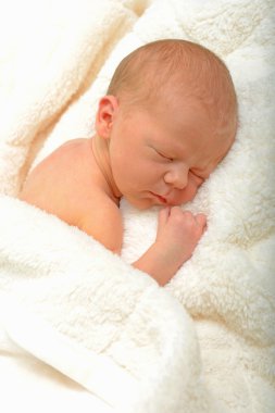 sleeping newborn baby clipart