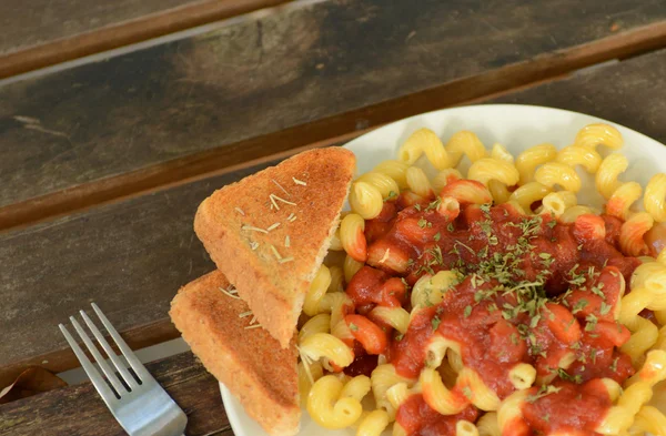 Rustic tuscan pasta — Stock Photo, Image