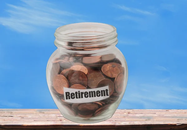 Opslaan voor pensionering — Stockfoto