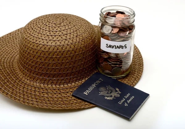 Ahorrar dinero para unas vacaciones — Foto de Stock