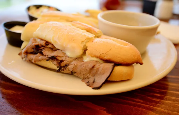 Französisches Dip Sandwich — Stockfoto