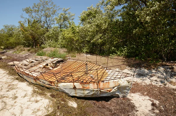 Balsa de refugiados — Foto de Stock