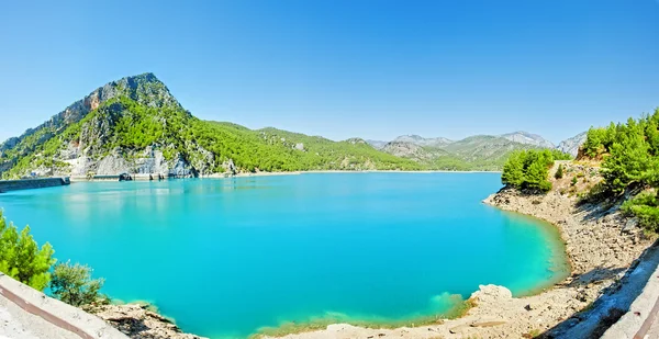 Panoráma a zöld kanyon, Törökország — Stock Fotó