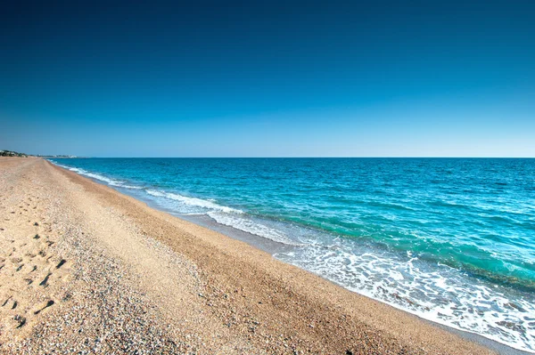 Opuszczona plaża. — Zdjęcie stockowe