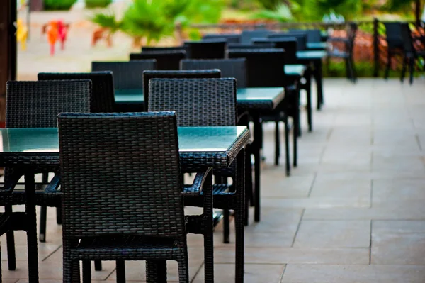 Innenraum Straßenrestaurant — Stockfoto