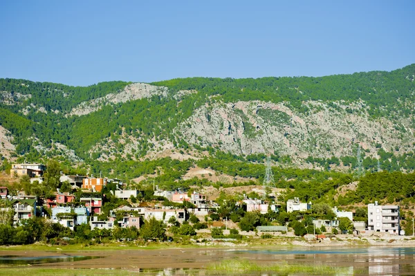 Mountain village. Turkey. Manavgat River area. — Stock Photo, Image