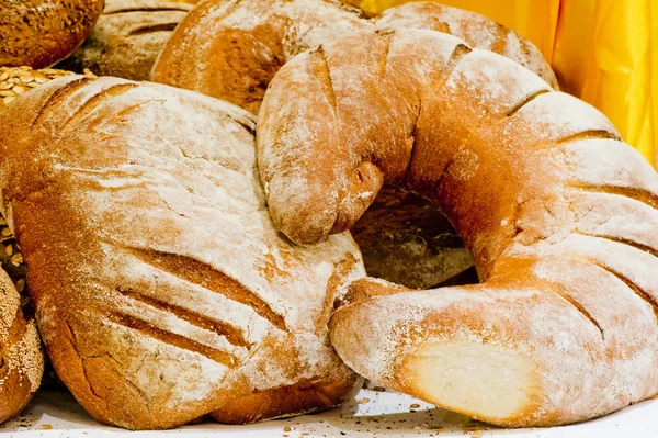 Bread products are on the table — Stock Photo, Image