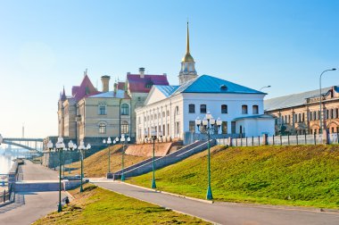 rybinsk, Rusya volga setin şehrinin kentsel peyzaj