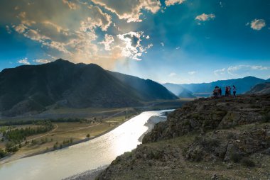üst Altay vadiden görünümünü