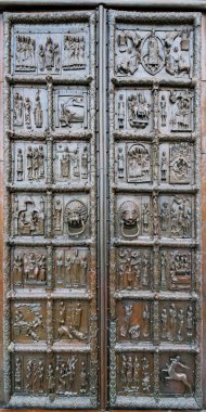 Magdeburg ünlü gates veliky Novgorod, Rusya Federasyonu