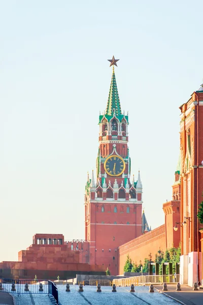 Spasská věž z moskevského Kremlu zvonkohra — Stock fotografie
