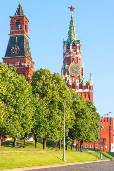 Ranní Panorama centrum Moskva, Kreml — Stock fotografie