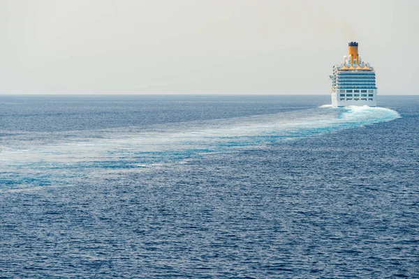 Grand Bateau Croisière Dans Mer Grèce — Photo