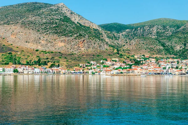Vedere Orașului Grec Monemvasia Peloponez Grecia — Fotografie, imagine de stoc