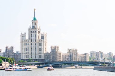 One of Stalin skyscrapers in Moscow, Russia