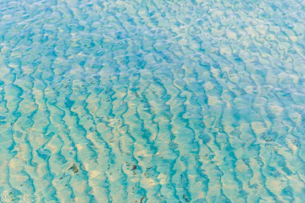 Crystal Clear Turquoise Sea Water Background — Stock fotografie