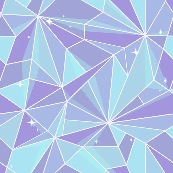 Naadloze grafisch ontwerp. Crystal — Stockvector