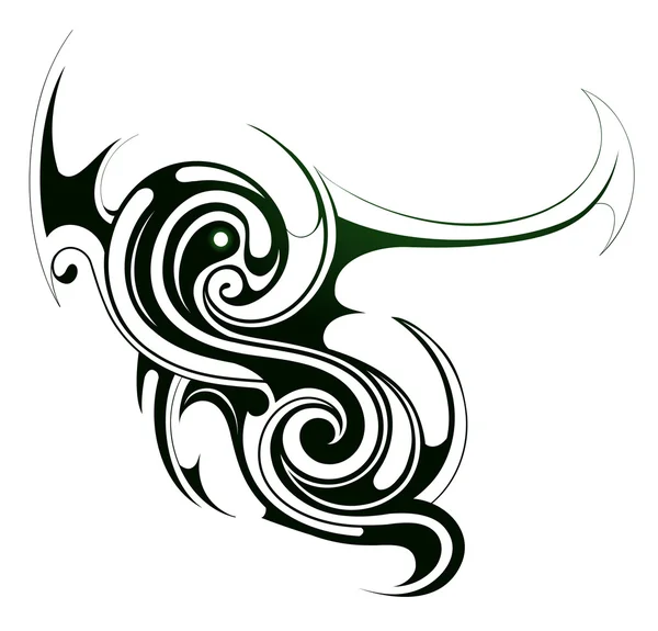 Tribal kunst tatoeage — Stockvector