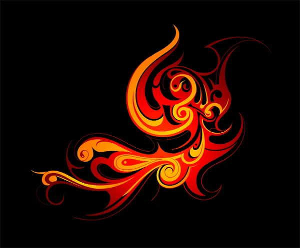 Fire flame — Stock Vector