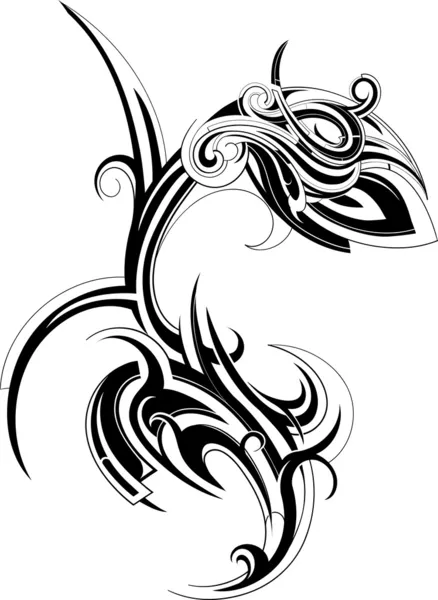 Tatouage d'art tribal — Image vectorielle