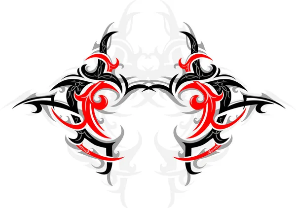 Tribal kunst tatoeage — Stockvector