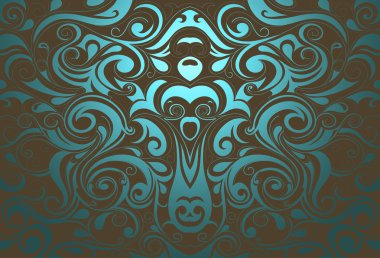 sanatsal sıvı swirls