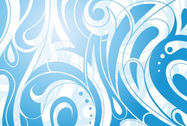 sanatsal sıvı swirls