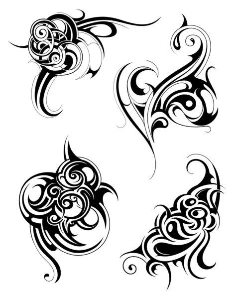 Conjunto de arte tribal — Vector de stock